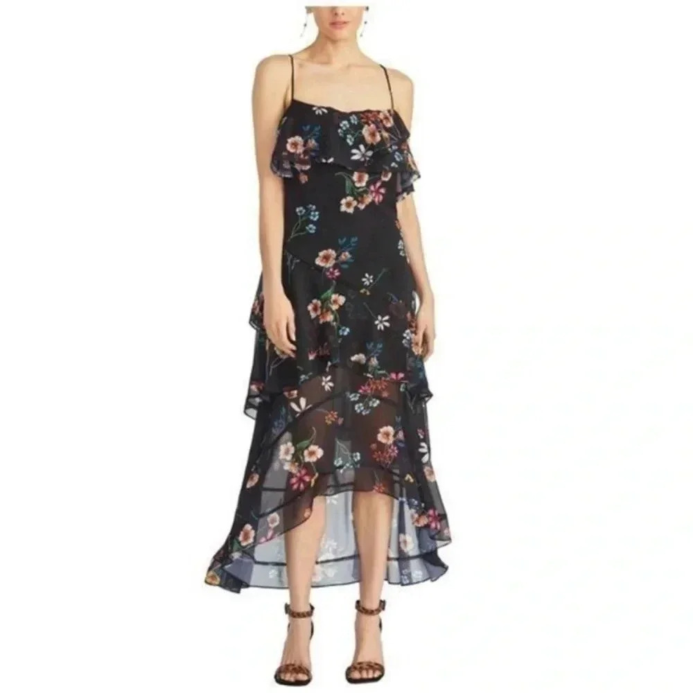 Rachel Rachel Roy floral tiered midi dress